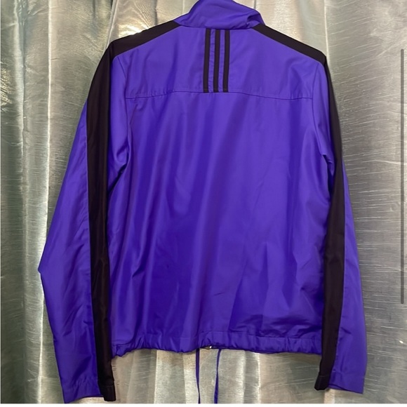 Vintage Adidas purple windbreaker jacket Size M - Picture 2 of 4